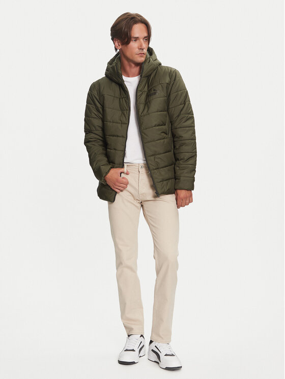 Puma Puma Зимно яке Essentials 848938 Зелен Regular Fit
