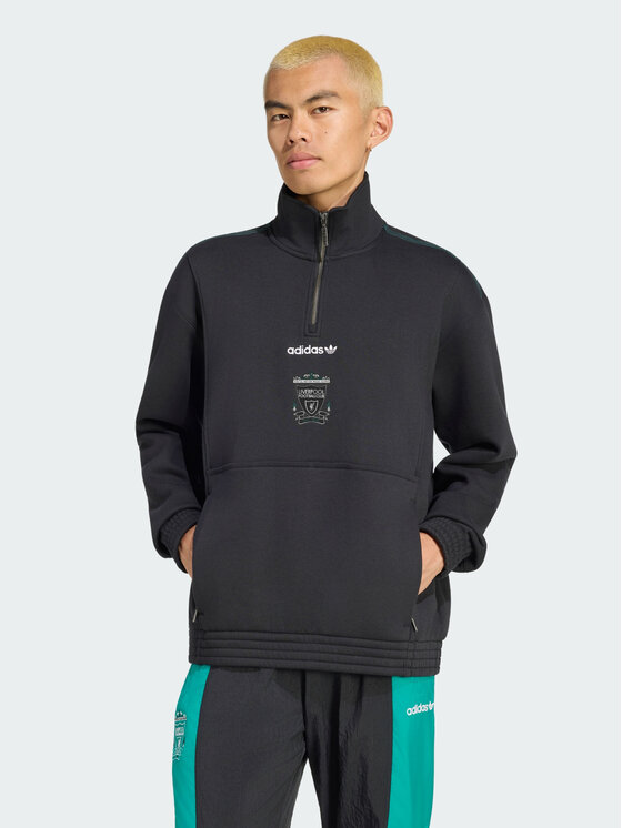 adidas adidas Bluza techniczna 172005 Czarny Loose Fit