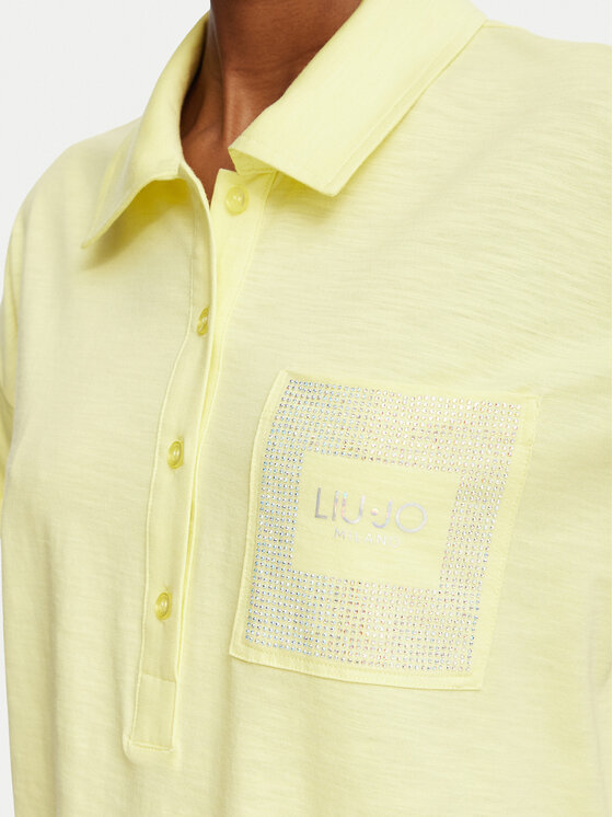 Liu Jo Liu Jo Poloshirt TA6159 JS870 Creme Regular Fit