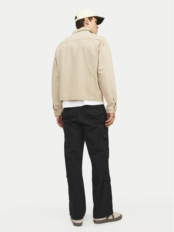 Jack & Jones Jack & Jones Spodnie materiałowe Bill 12258307 Czarny Relaxed Fit
