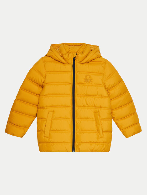 United Colors Of Benetton Giubbotto piumino 2WU0CN016 Giallo Regular Fit Modivo