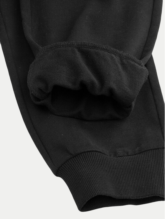 Coccodrillo Coccodrillo Donji dio trenerke WC5120102VBA Crna Regular Fit