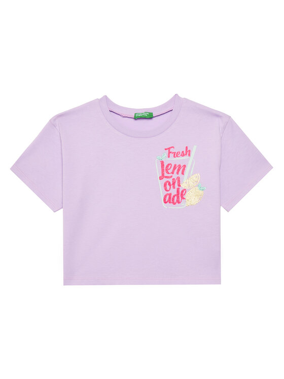 United Colors Of Benetton United Colors Of Benetton Tričko 35RYC10OZ Zelená Regular Fit