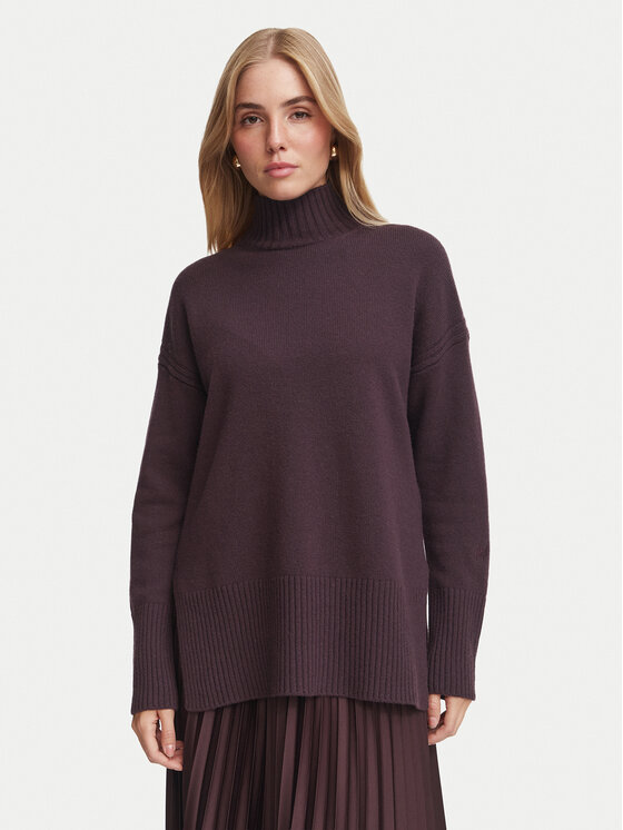 Marella Rollkragenpullover Quota 2623366305 Violett Relaxed Fit