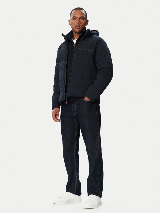 Tommy Hilfiger Tommy Hilfiger Зимно яке MW0MW45273 Тъмносин Regular Fit
