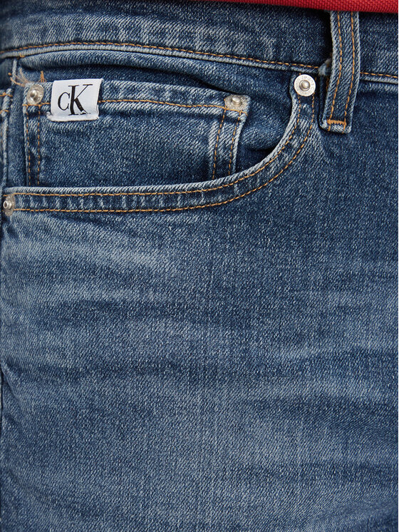 Calvin Klein Jeans Calvin Klein Jeans Džínsové šortky J30J324874 Modrá Slim Fit