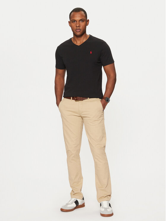 Polo Ralph Lauren Polo Ralph Lauren T-Shirt Classics 710671453010 Czarny Custom Slim Fit