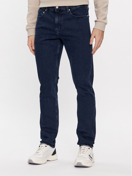 Calvin Klein Jeans Blugi J30J323857 Bleumarin Slim Fit