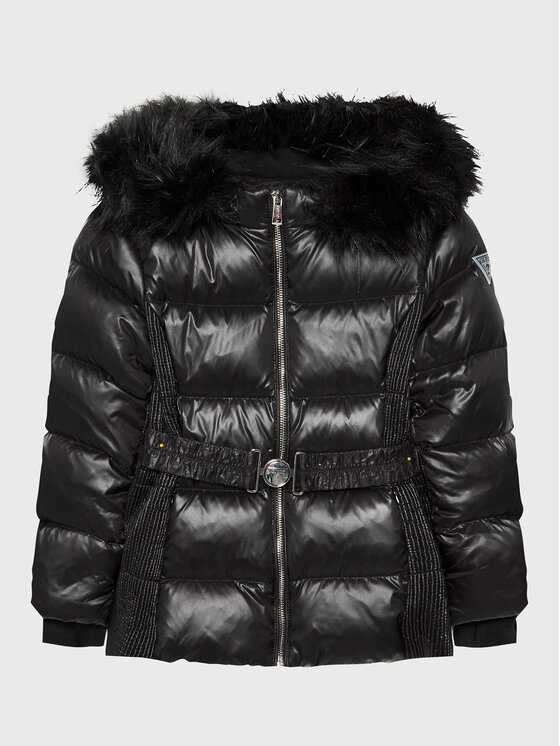 Guess Kurtka puchowa J2BL02 WB080 Czarny Regular Fit | Modivo.pl