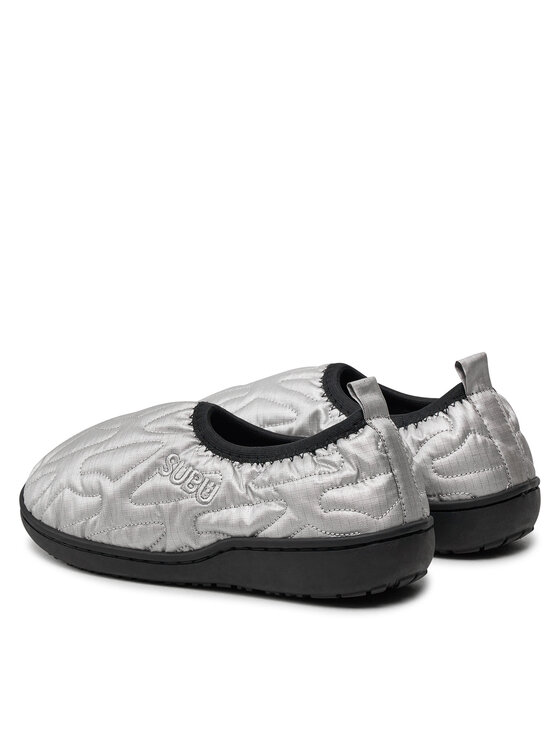 Subu Subu Kapcie Packable Outline Srebrny