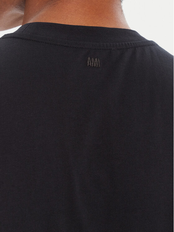 AMI Paris AMI Paris Póló BFUTS035.724 Fekete Regular Fit