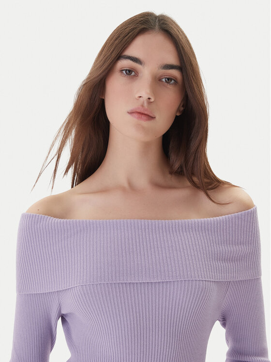 Kontatto Kontatto Megztinis 3M0813C Violetinė Regular Fit