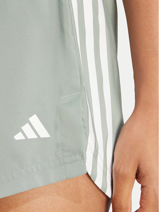 adidas adidas Sportovní kraťasy Hyperglam Woven JC7392 Zelená Regular Fit