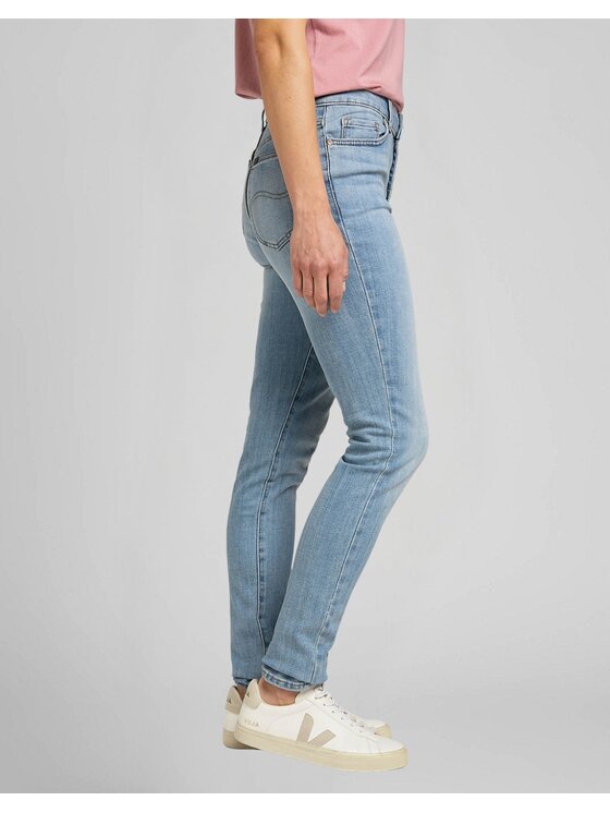 Lee Lee Jeansy Legendary Skinny Niebieski Skinny Fit