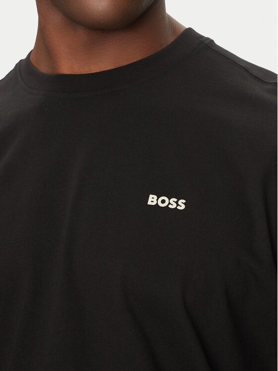 BOSS BOSS T-Shirt Te_Surfaceshort 50534925 Czarny Relaxed Fit