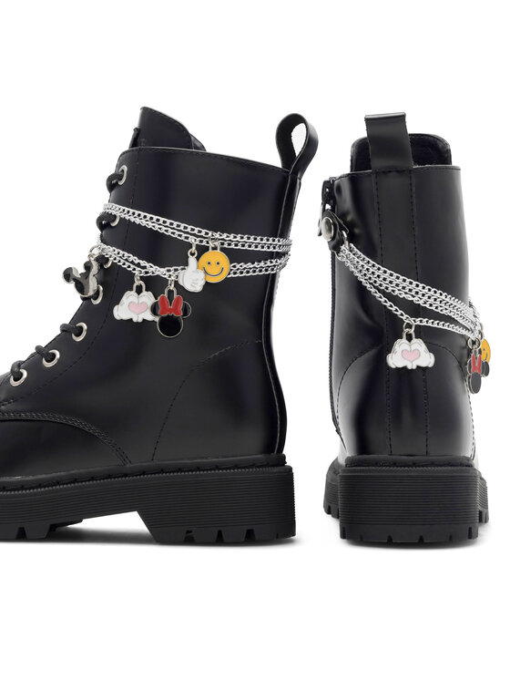 Disney 100 Disney 100 Schnürschuhe AW23-401D100 Schwarz