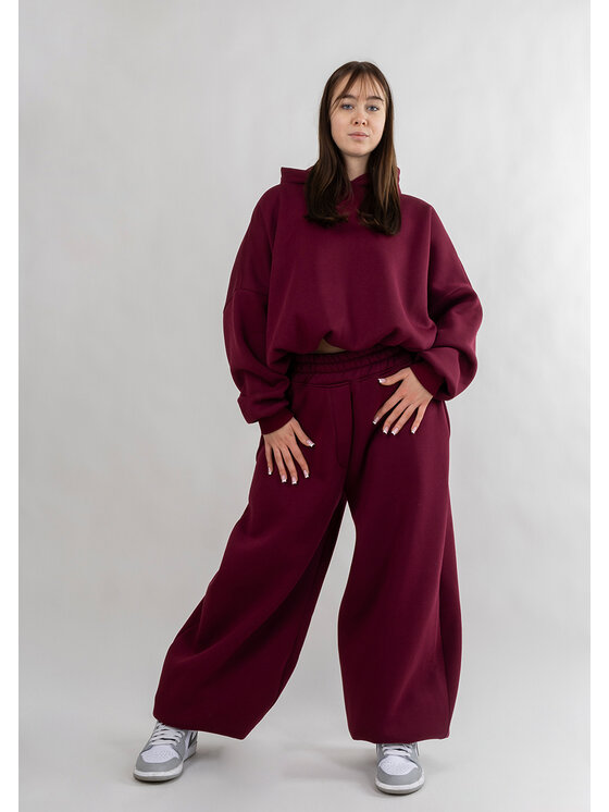 DKaren Sport DKaren Sport Dres B27 Bordowy Oversize