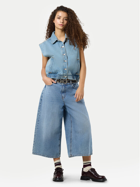Noisy May Noisy May Pantaloni scurți de blugi Windie 27034082 Albastru Relaxed Fit