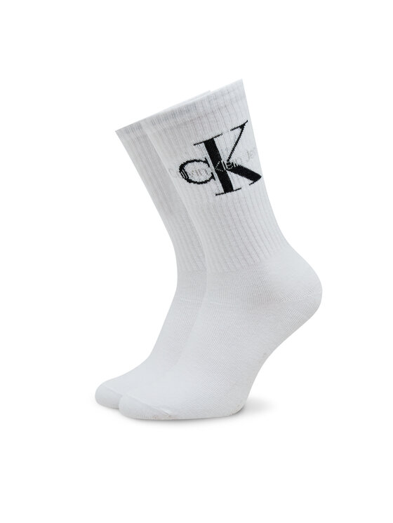 Calvin Klein Jeans Calvin Klein Jeans Sada 4 párů dámských vysokých ponožek 701224131 Bílá