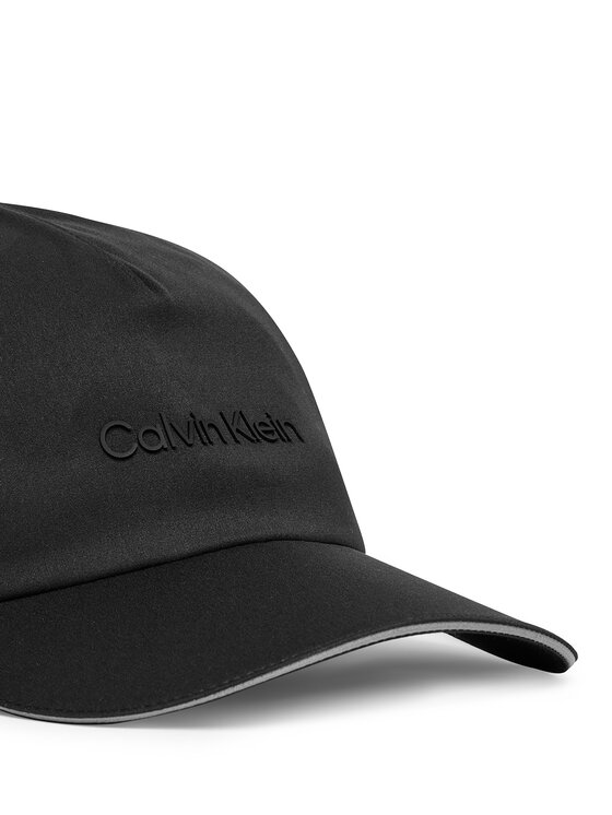 Calvin Klein Calvin Klein Cepure ar nagu Micro Twill W Silicone Trucker LV04D5079G Melns