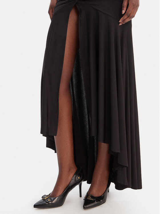 Just Cavalli Just Cavalli Коктейлна рокля 80PAOB01 CJB04 Черен Slim Fit