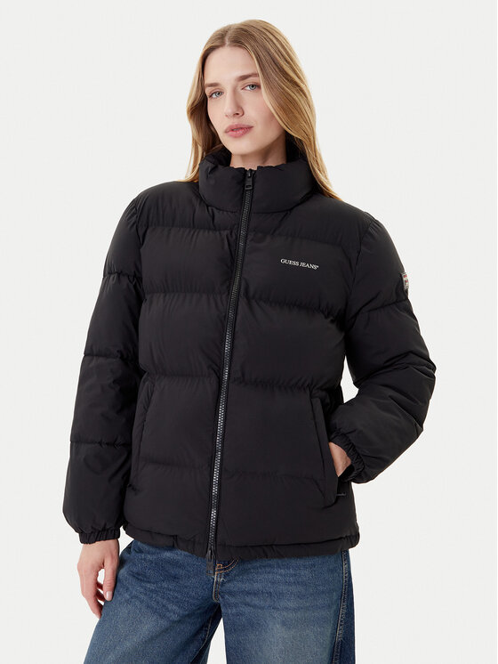 Guess Jeans Guess Jeans Giubbotto invernale W4BL21 WGII2 Nero Regular Fit