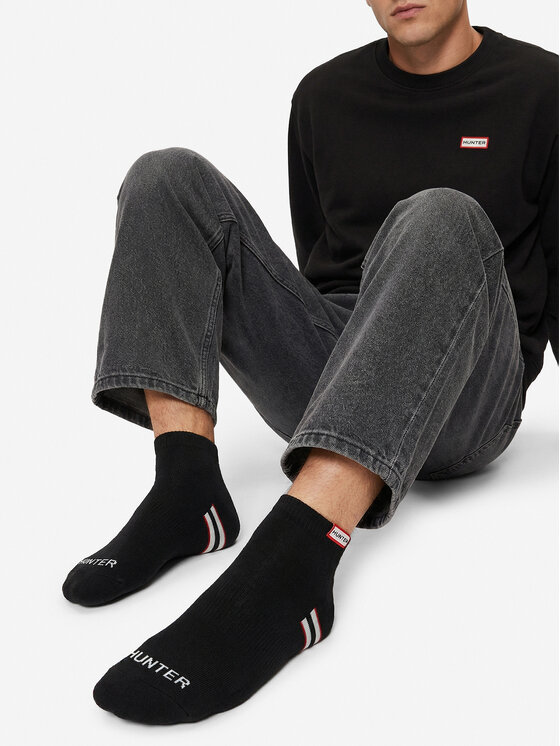 Hunter Hunter Lange Socken AS_HUNTER_02S_SS25 (3-PACK) Schwarz
