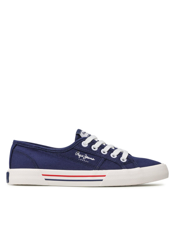 Pepe Jeans Tenisenes Brady W Basic PLS31287 Tumši zils