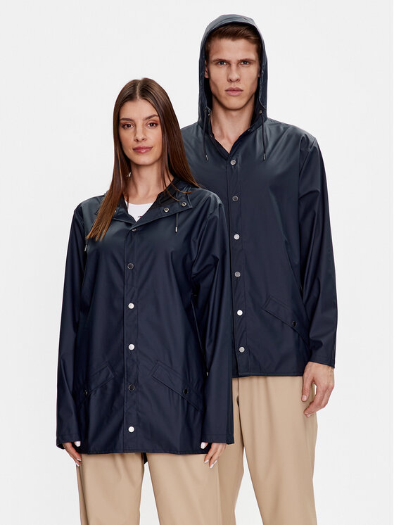 Rains Rains Μπουφάν αδιάβροχο 12010 Σκούρο μπλε Regular Fit