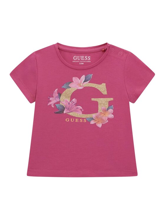 Guess Kids Guess Kids Top 172755 Różowy Classic Fit