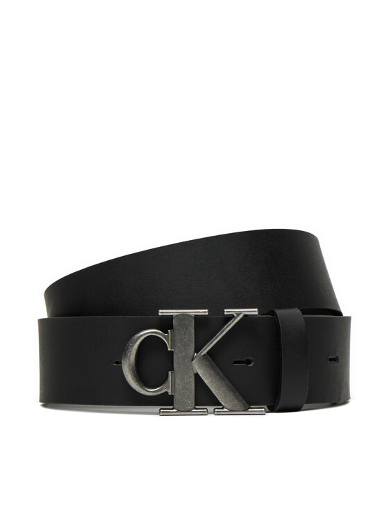 Calvin Klein Jeans Muški Remen Round Mono Plaque Lthr Belt 40Mm K50K512067 Crna