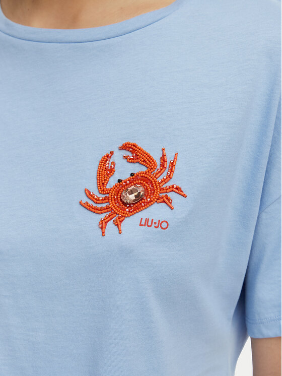 Liu Jo Liu Jo T-shirt WA6414 JS923 Blu Regular Fit