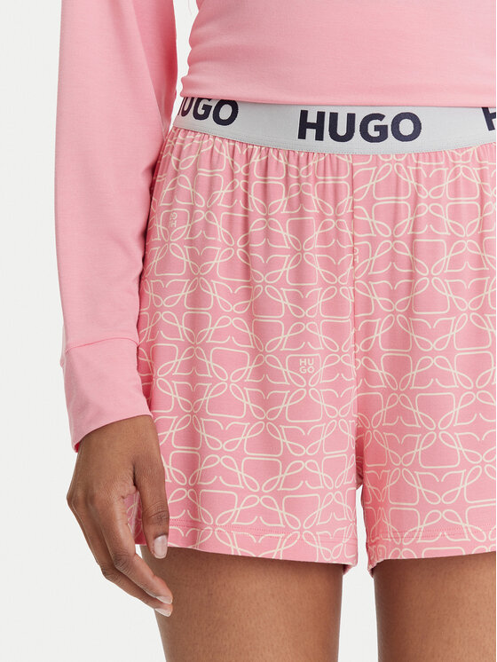 HUGO HUGO Rövid pizsama nadrág Unite 50490704 Rózsaszín Relaxed Fit