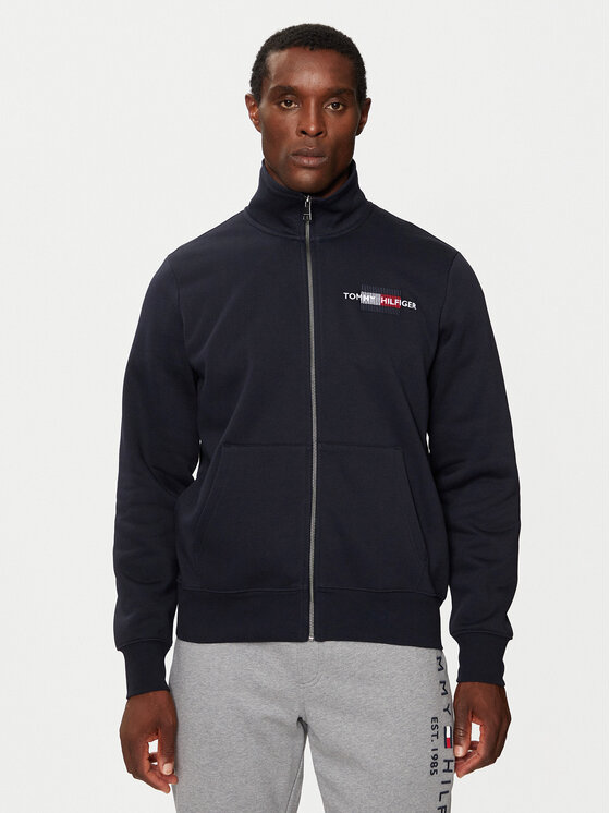 Tommy Hilfiger Bluză MW0MW35539 Bleumarin Regular Fit