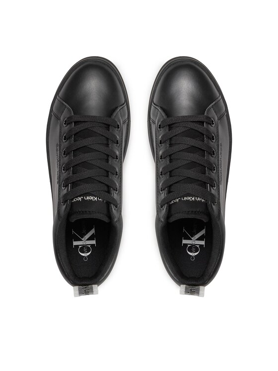 Calvin Klein Jeans Calvin Klein Jeans Superge Bold Flatf Low Laceup Lth In Lum YW0YW01309 Črna
