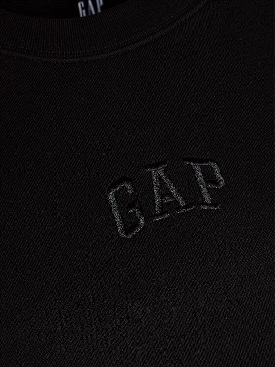Gap Gap Bluza 765585-08 Czarny Regular Fit