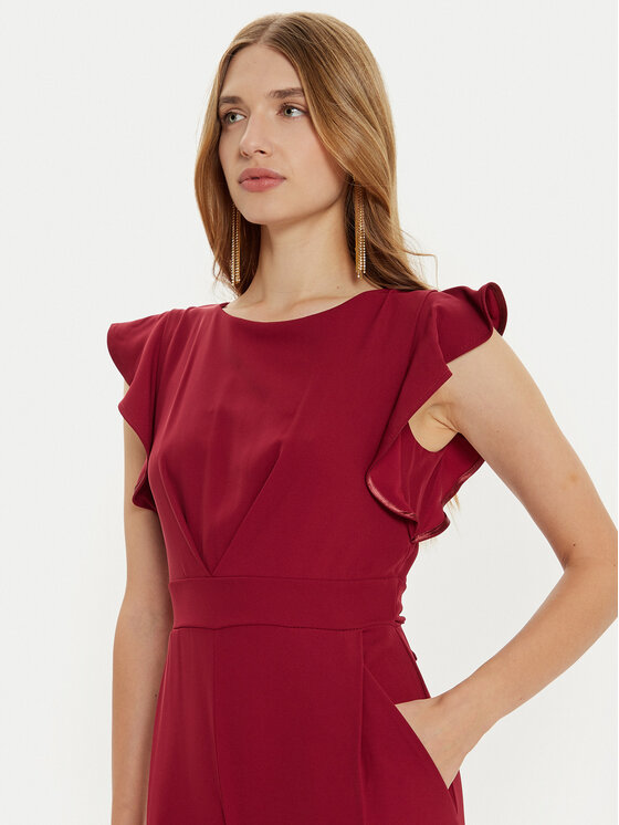 Rinascimento Rinascimento Kombinezon CFC0119758003 Bordowy Regular Fit