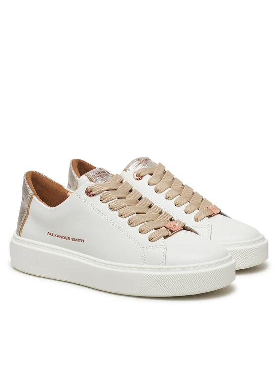 Alexander Smith Alexander Smith Sneakersy London ALBBLDW Biela