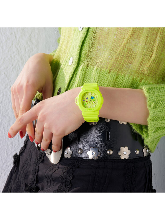 Casio Casio Zegarek BGA-10-3AER Zielony