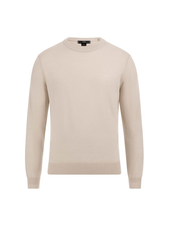 Guess Guess Sweter 170947 Beżowy Classic Fit