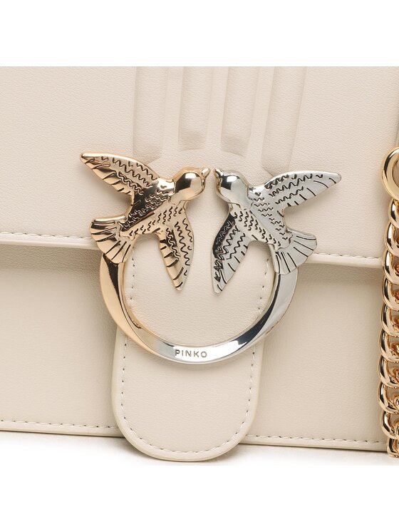 PINKO Pinko Ročna torba Love Bell Classic H PE 23 PLTT 100619 A0O1 Écru