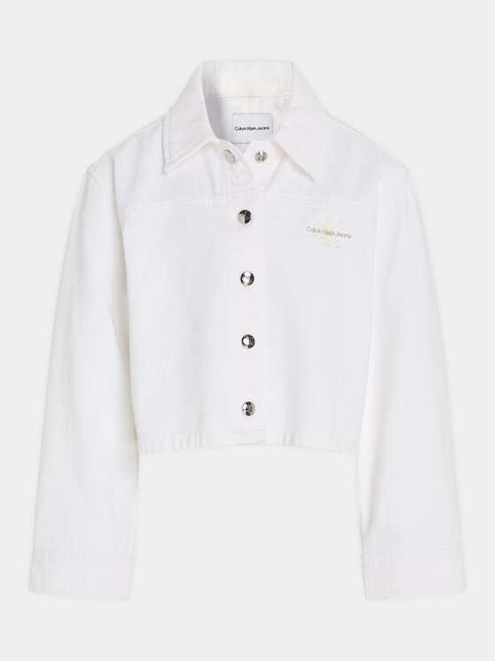 Calvin Klein Jeans Calvin Klein Jeans Giacca di jeans IG0IG02390 Bianco Regular Fit