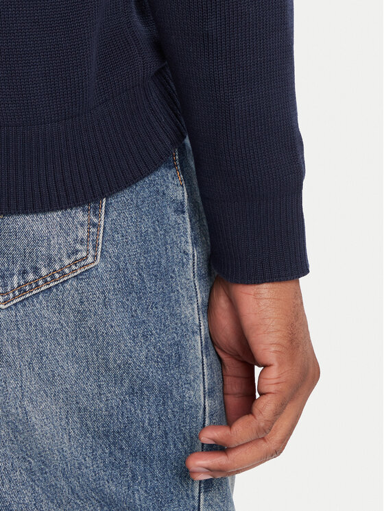 Tommy Jeans Tommy Jeans Sweter DM0DM21787 Granatowy Regular Fit