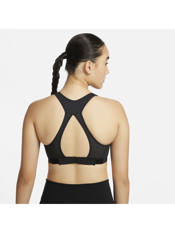 Nike Nike Biustonosz sportowy Dri-FIT Swoosh Czarny