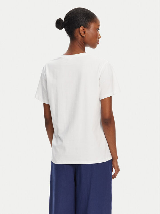 Marella Marella T-Shirt Cappero 2515971052 Biały Regular Fit