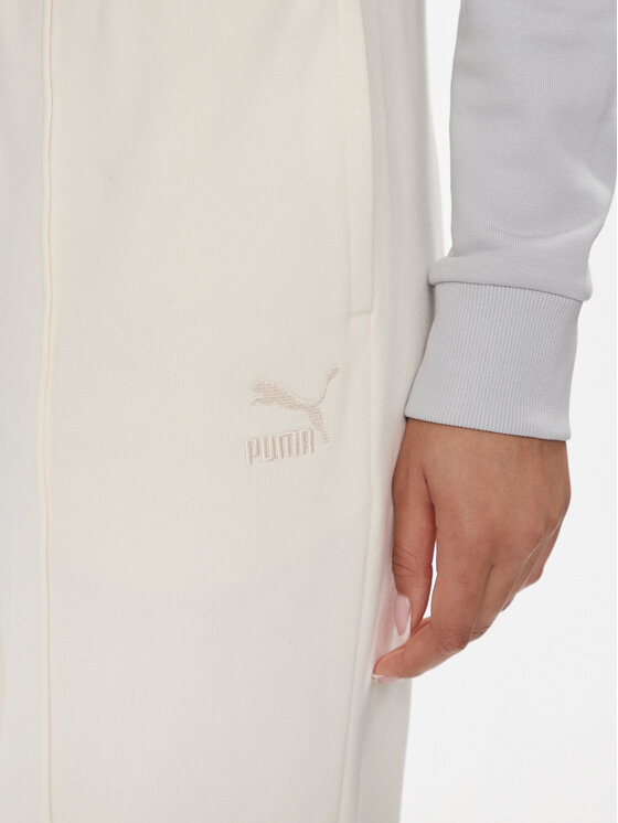 Puma Puma Donji dio trenerke Classic 535685 Écru Relaxed Fit