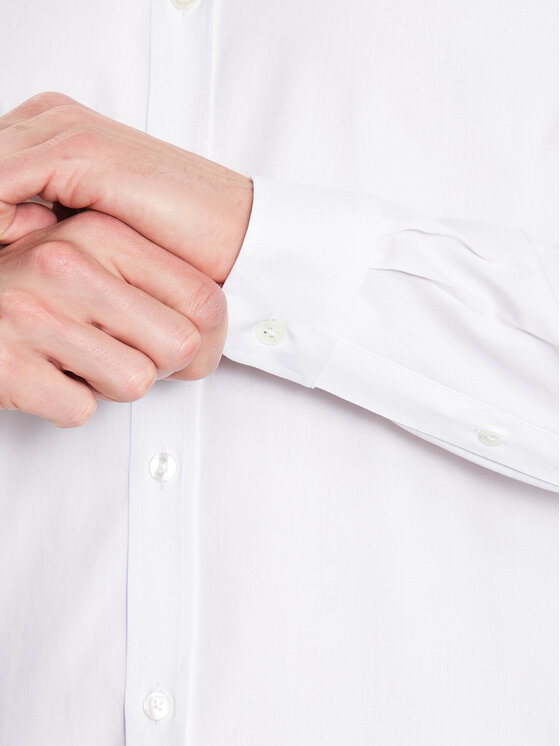 Lacoste Lacoste Риза CH2933 Бял Regular Fit
