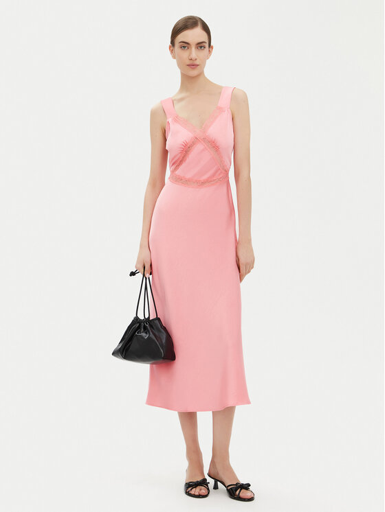 BARDOT BARDOT Cocktail obleka 58603DB3 Roza Regular Fit