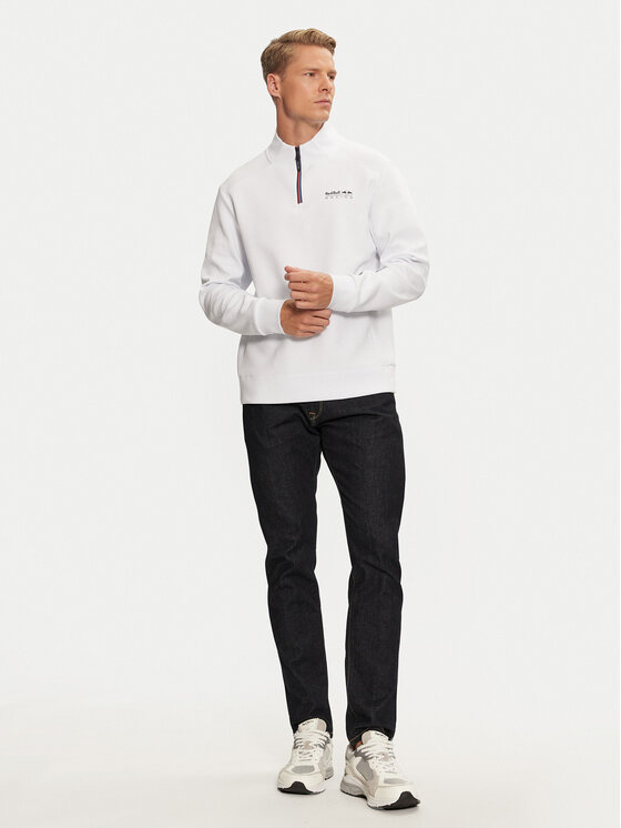 Pepe Jeans Pepe Jeans Džemperis Red Bull Racing RM580001 Balta Regular Fit