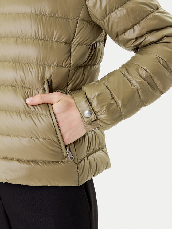Tommy Hilfiger Tommy Hilfiger Kurtka puchowa WW0WW46788 Khaki Regular Fit